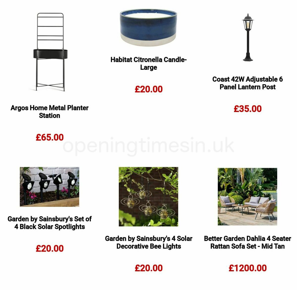 Argos Offers from 6 March