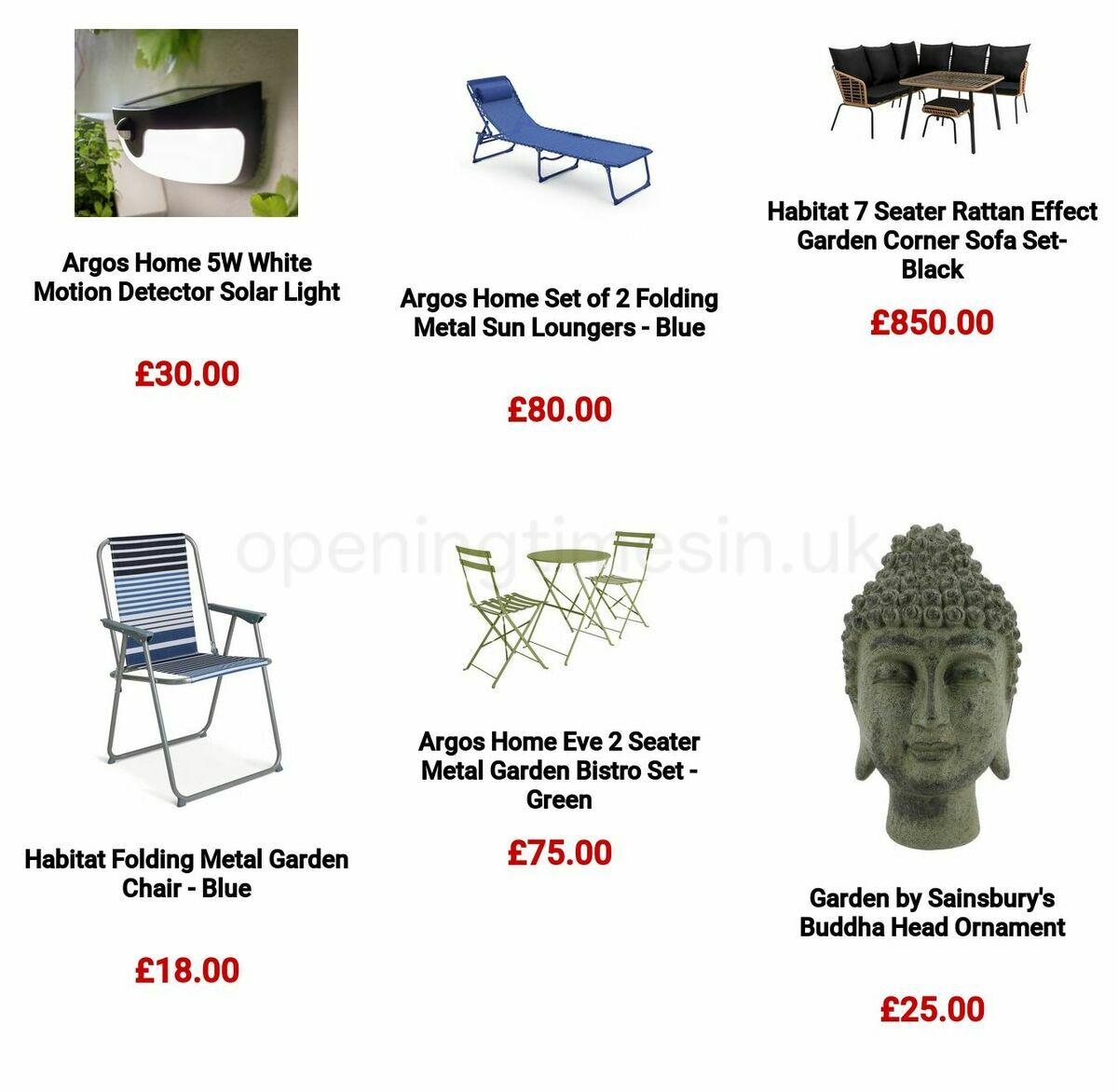 Argos Offers from 6 March
