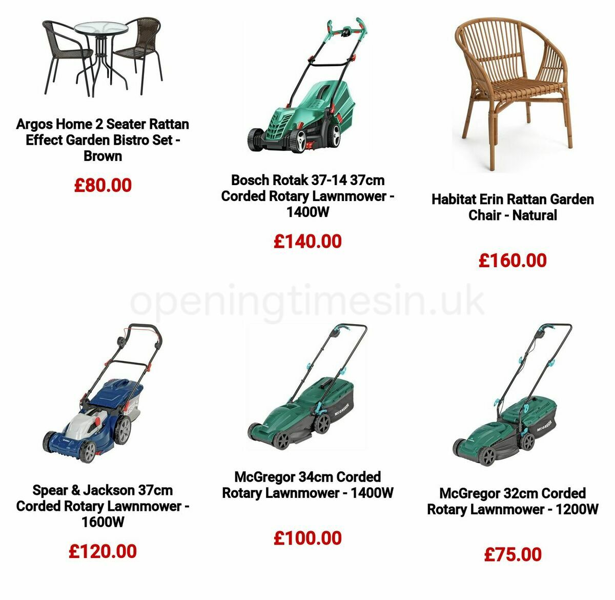 Argos Offers from 6 March