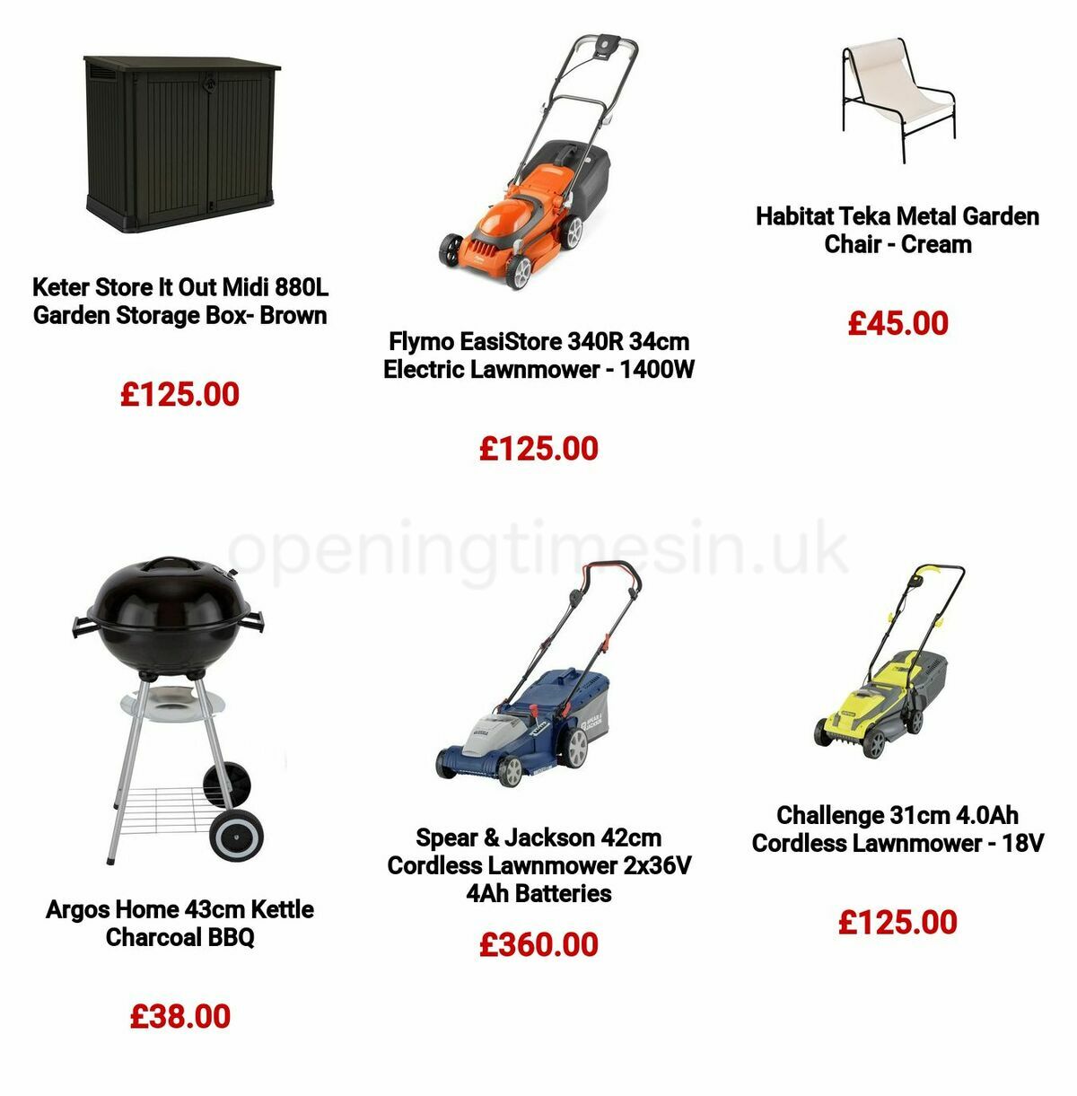 Argos Offers from 6 March