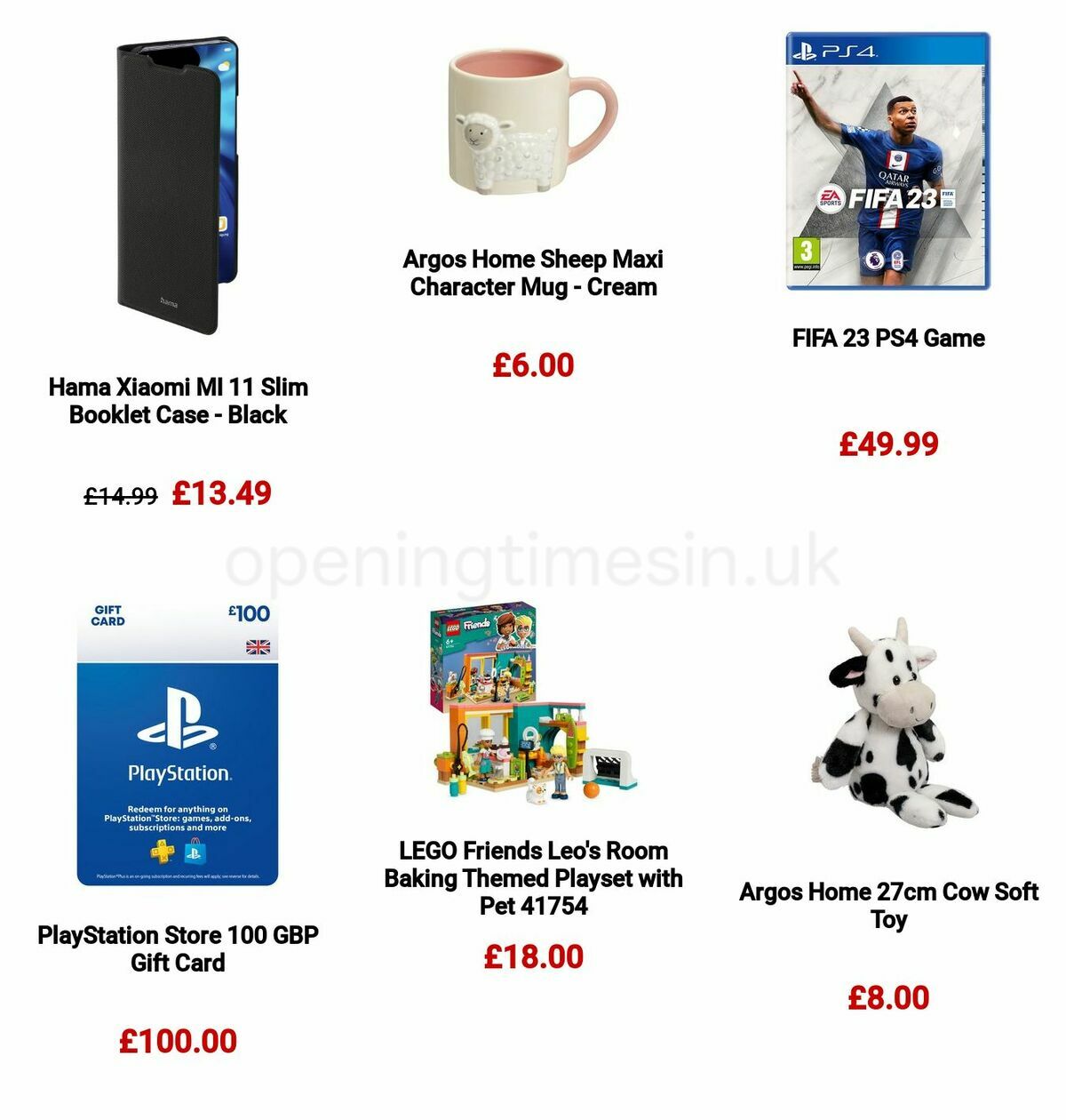 Argos Offers from 20 March