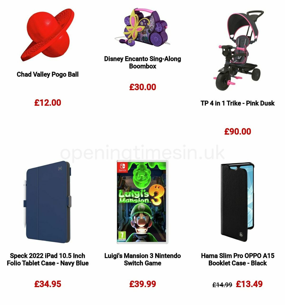 Argos Offers from 20 March