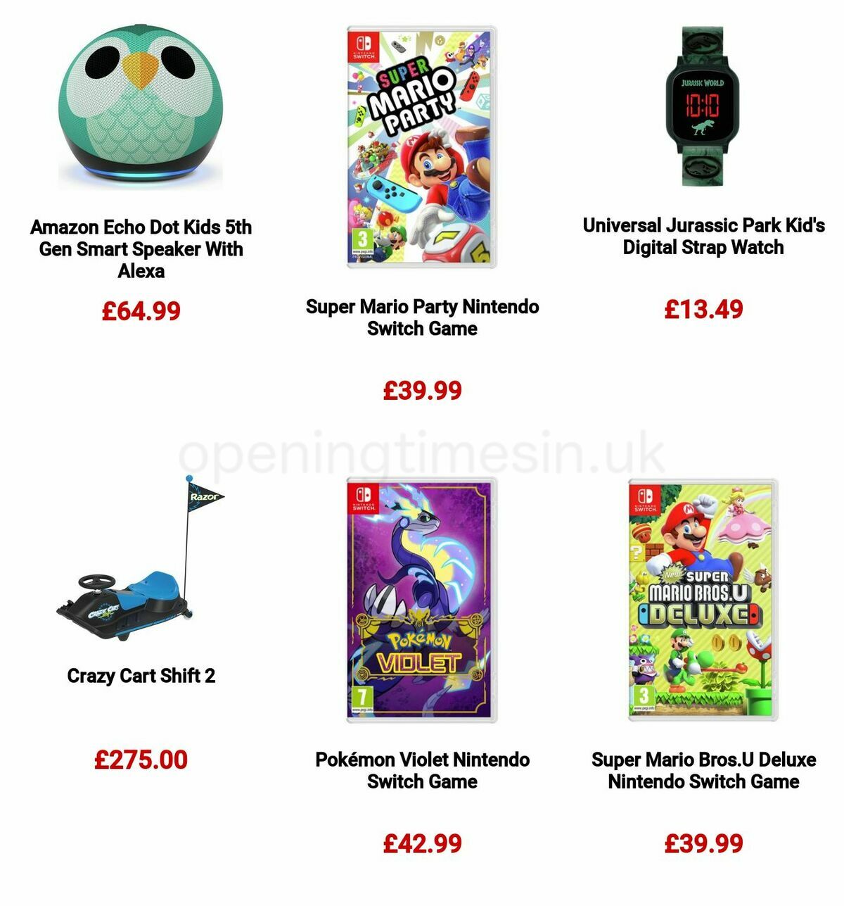 Argos Offers from 20 March