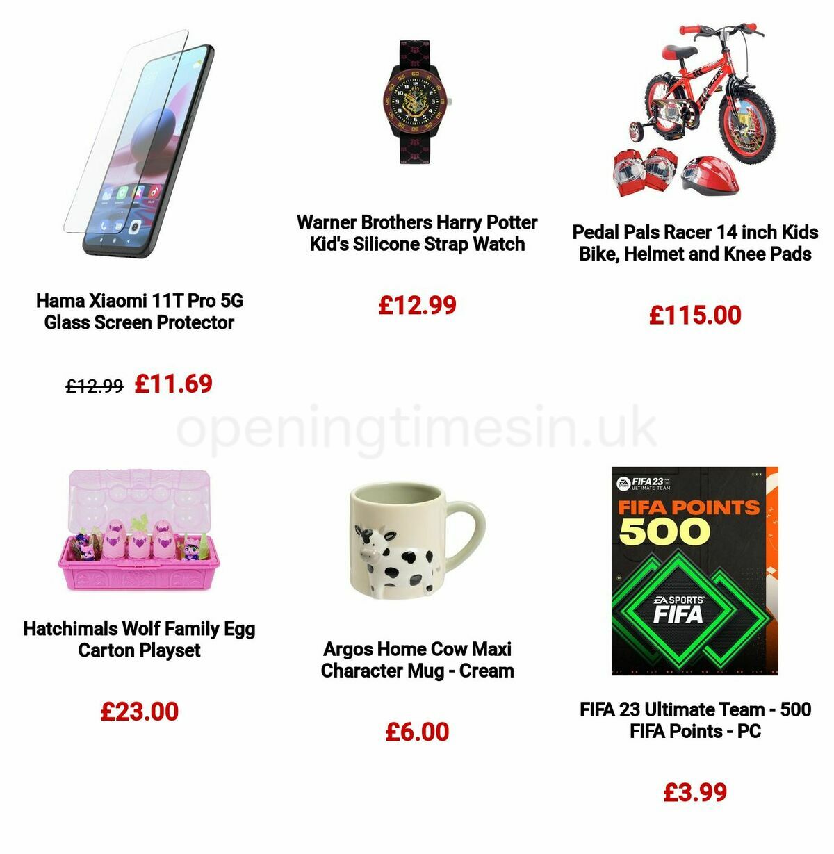 Argos Offers from 20 March