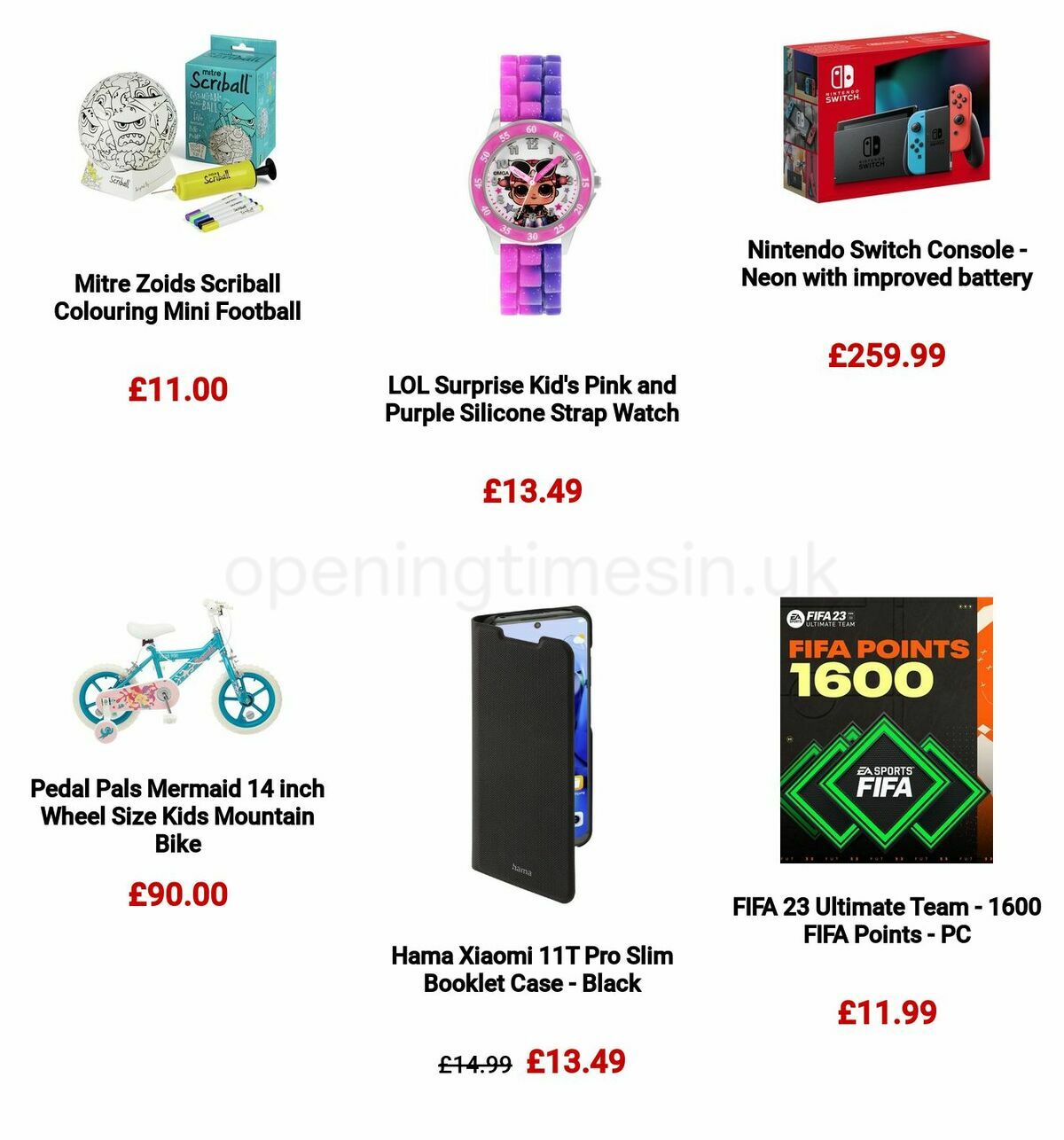 Argos Offers from 20 March