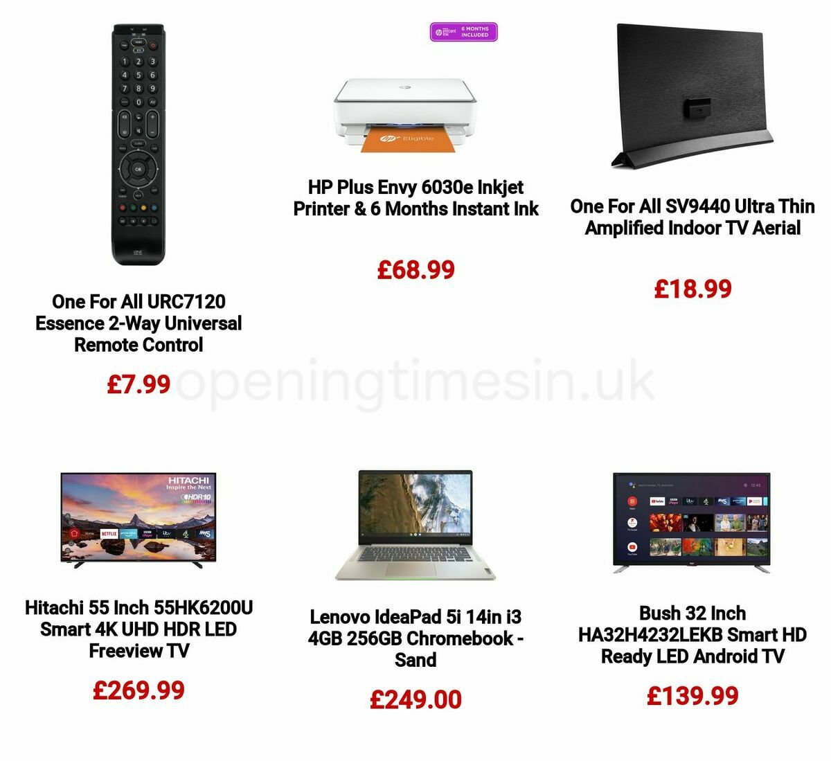 Argos Offers from 22 March