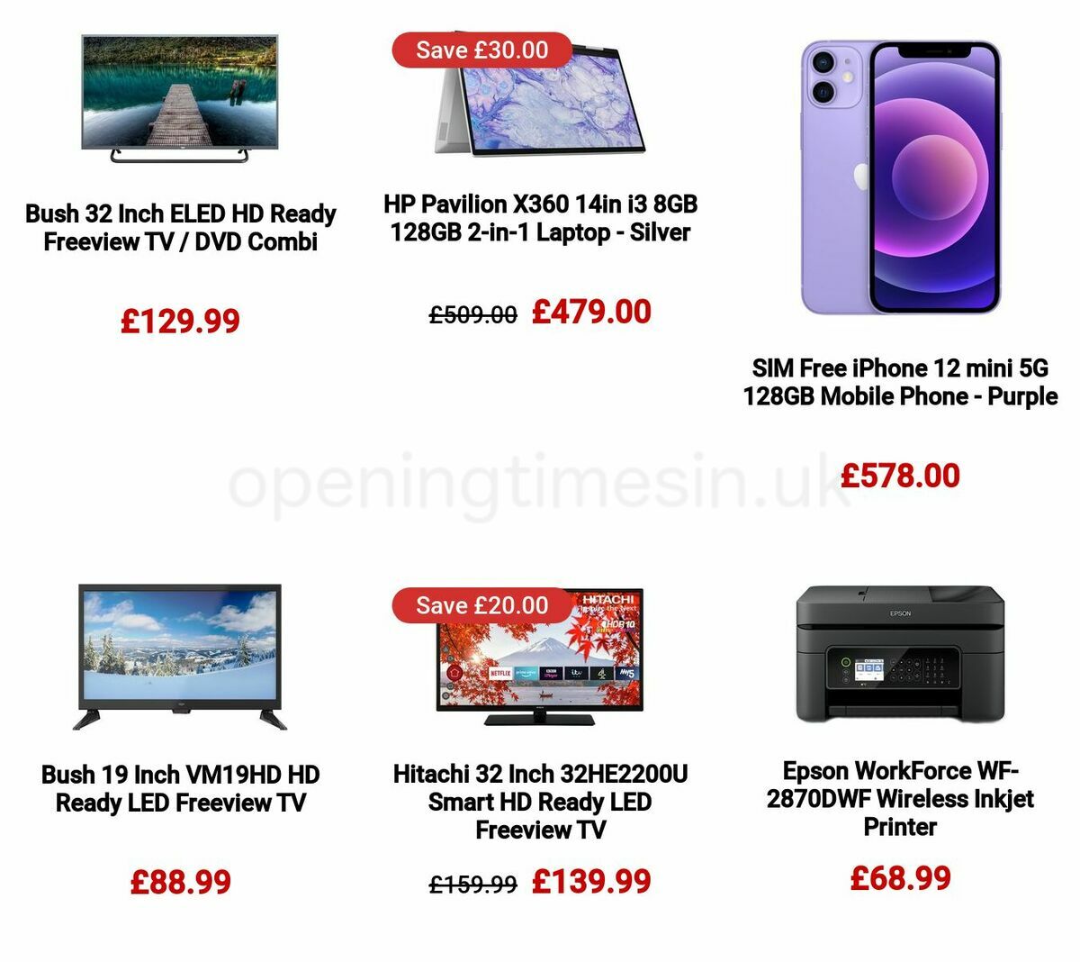 Argos Offers from 22 March