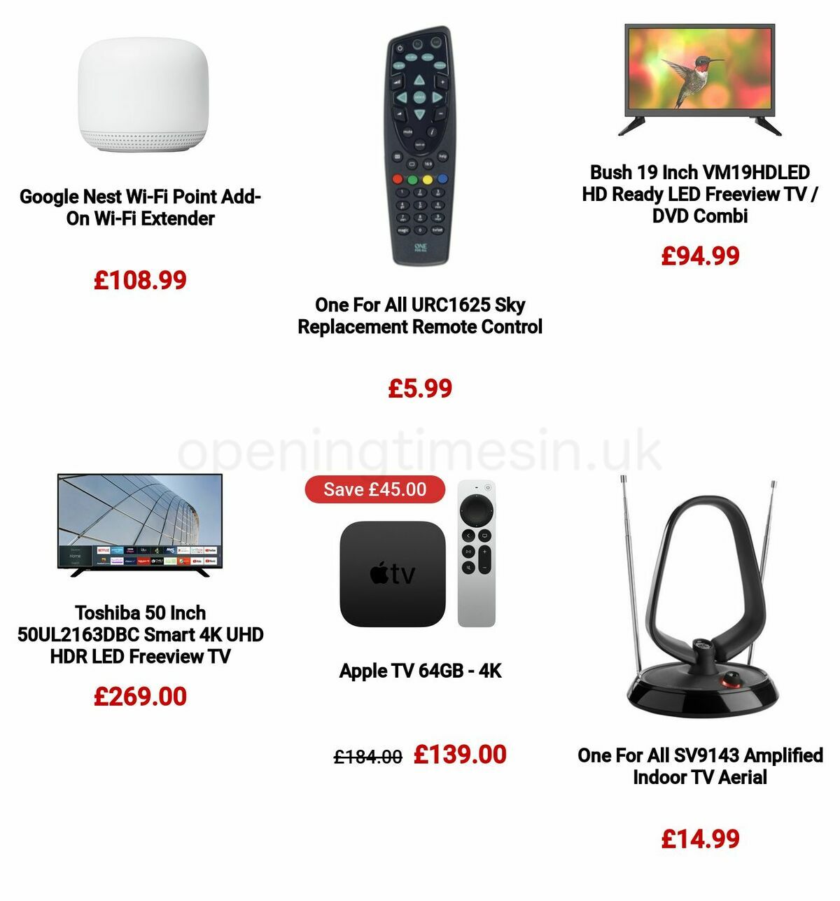 Argos Offers from 22 March