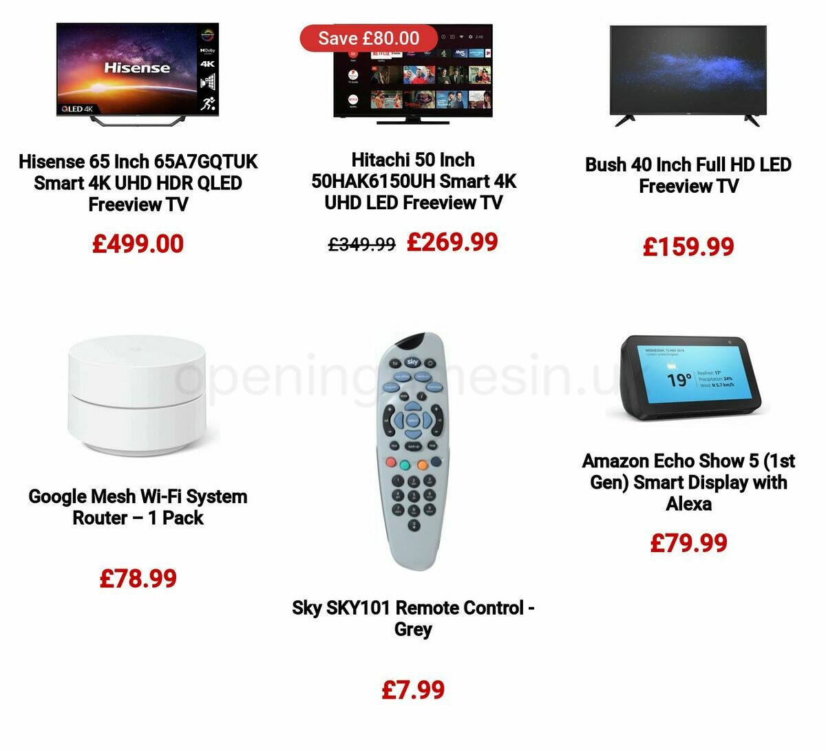 Argos Offers from 22 March