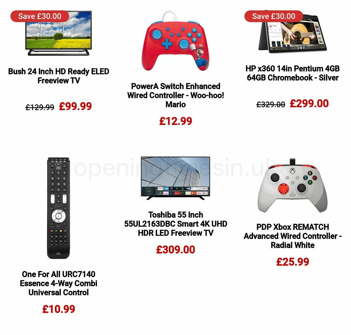 Argos Offers from 22 March