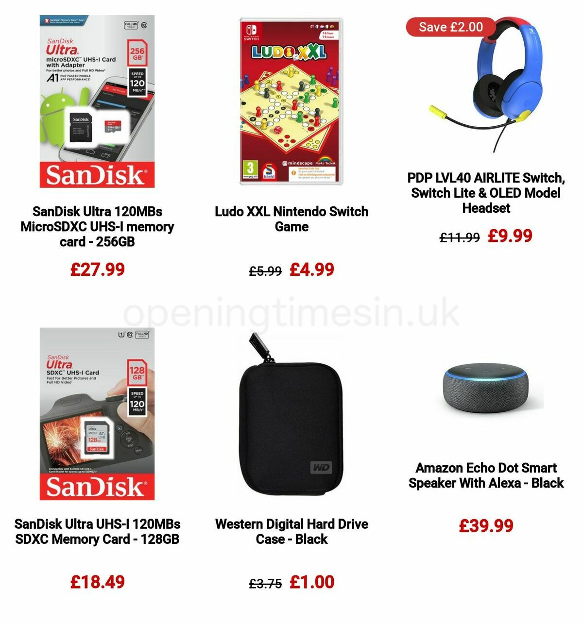 Argos Offers from 22 March