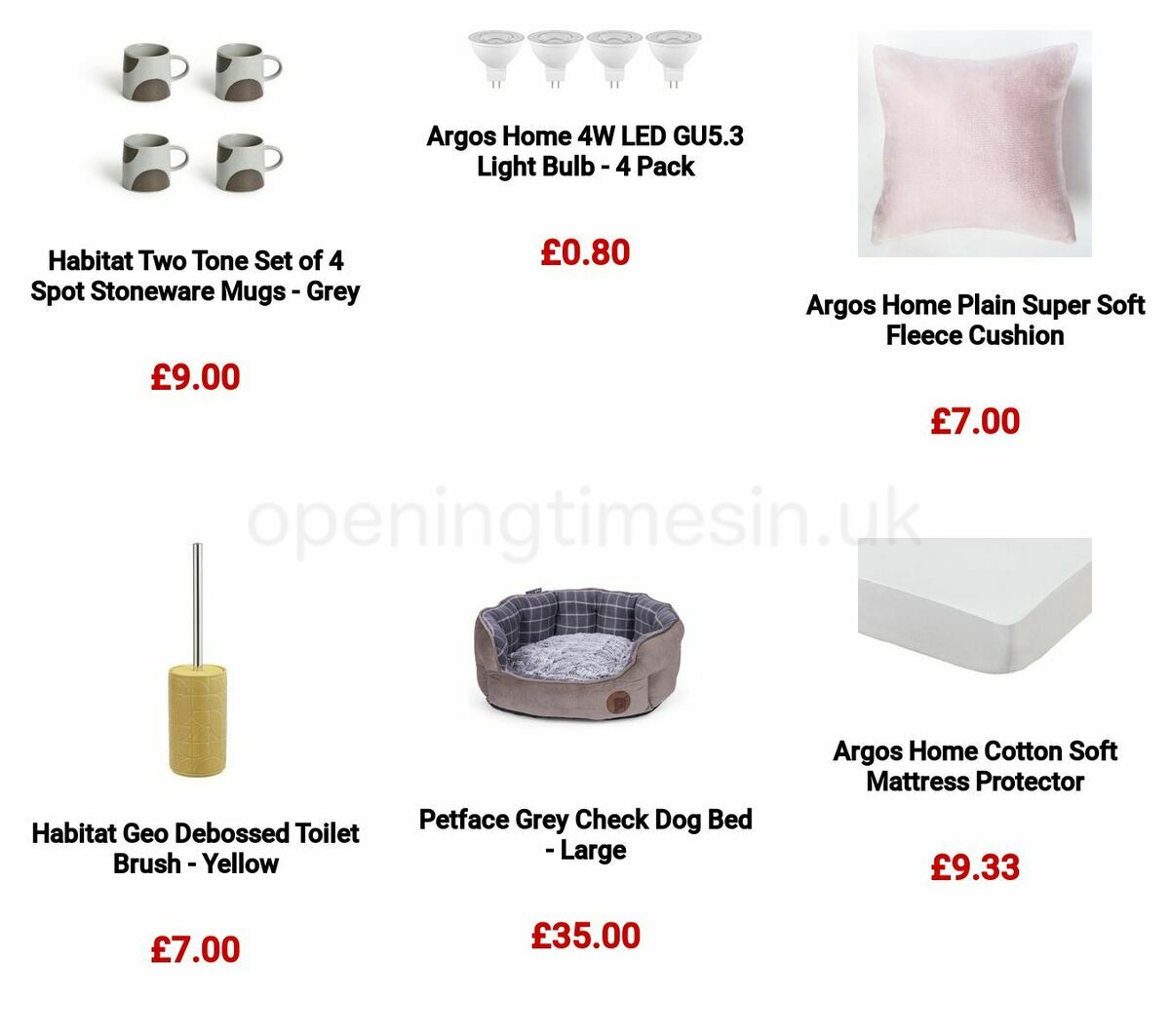 Argos Offers from 22 March