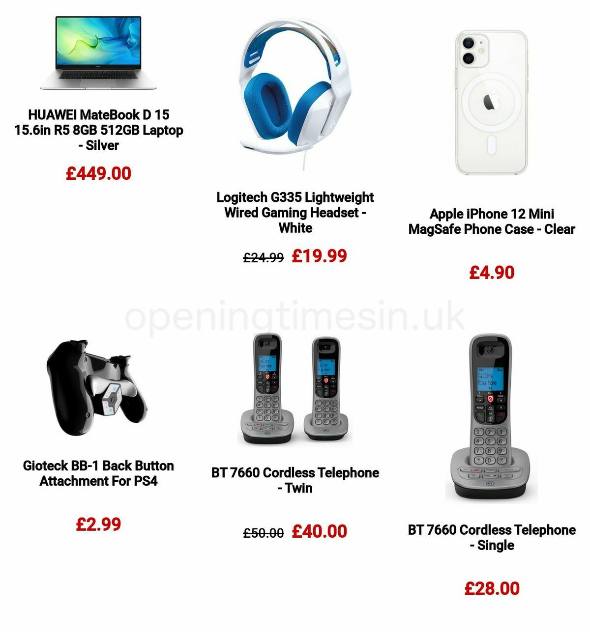 Argos Offers from 22 March