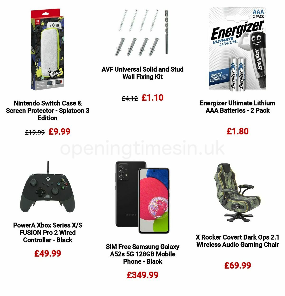 Argos Offers from 22 March