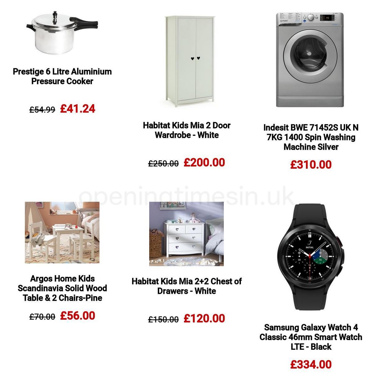 Argos Offers from 29 March