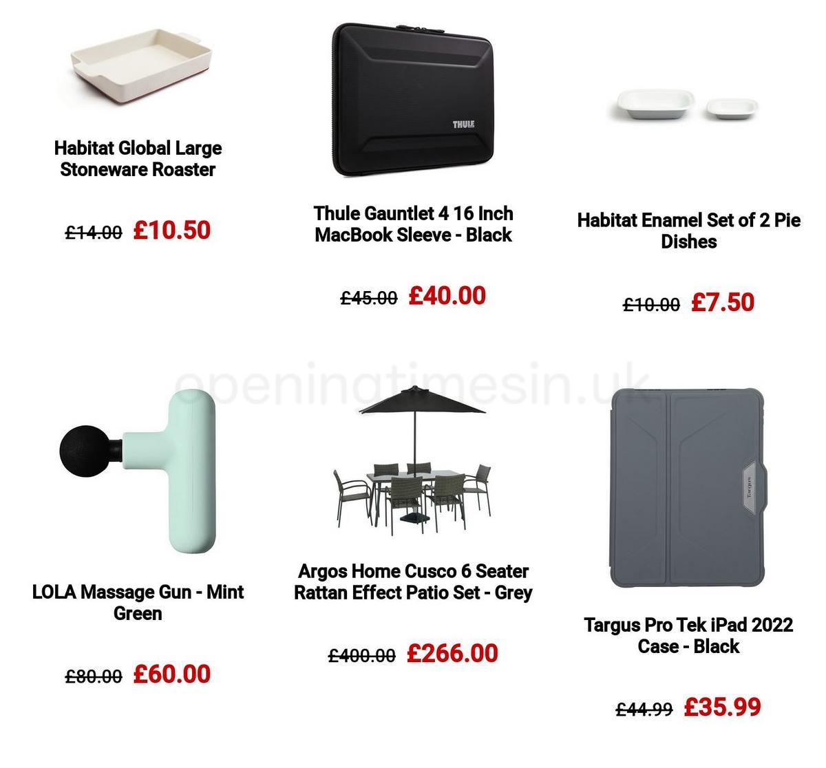 Argos Offers from 29 March