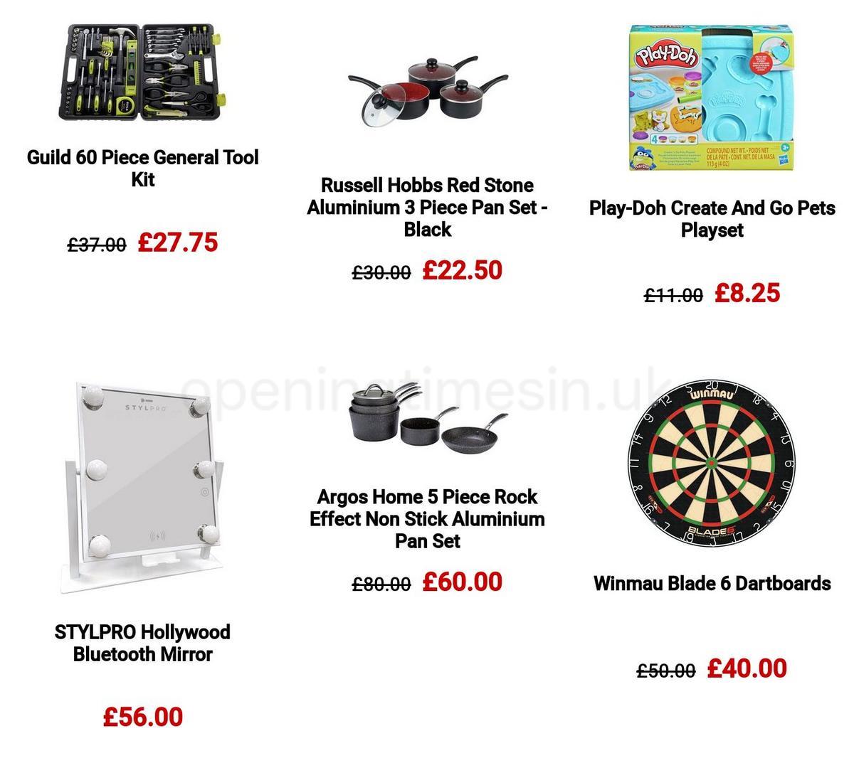 Argos Offers from 29 March