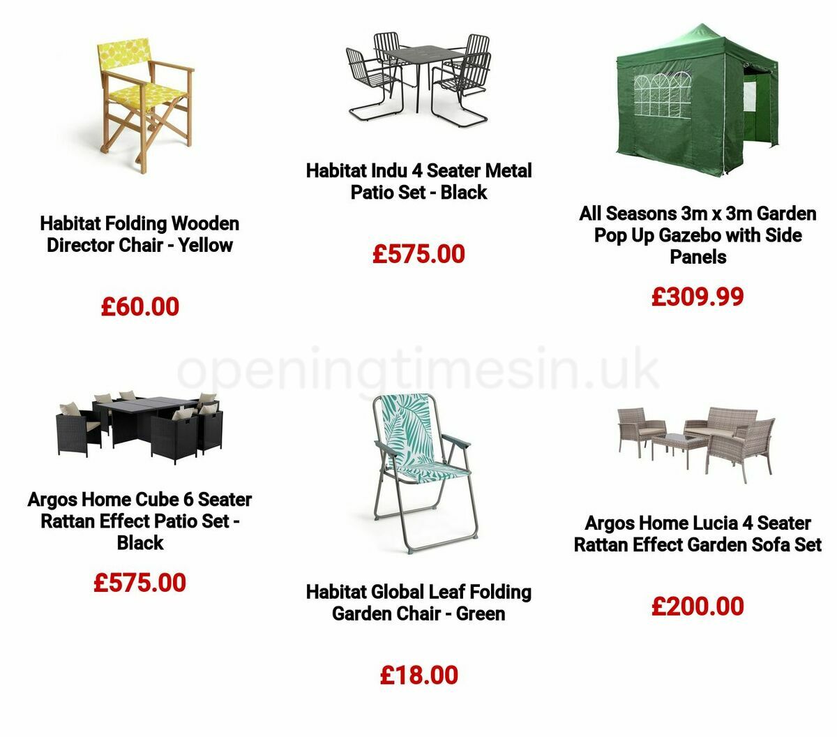Argos Offers from 24 April