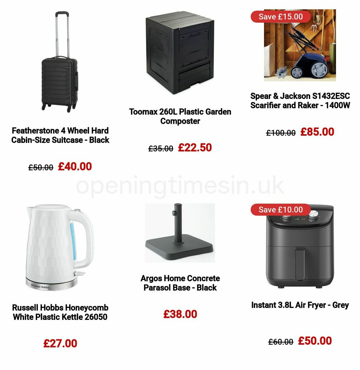 Argos Offers from 26 April