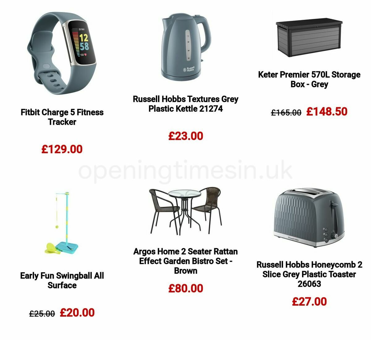 Argos Offers from 26 April