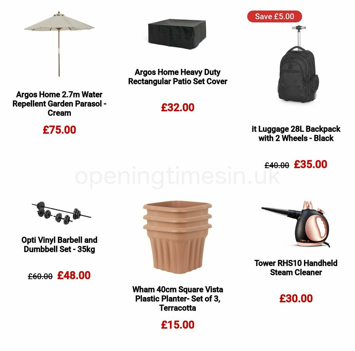 Argos Offers from 26 April