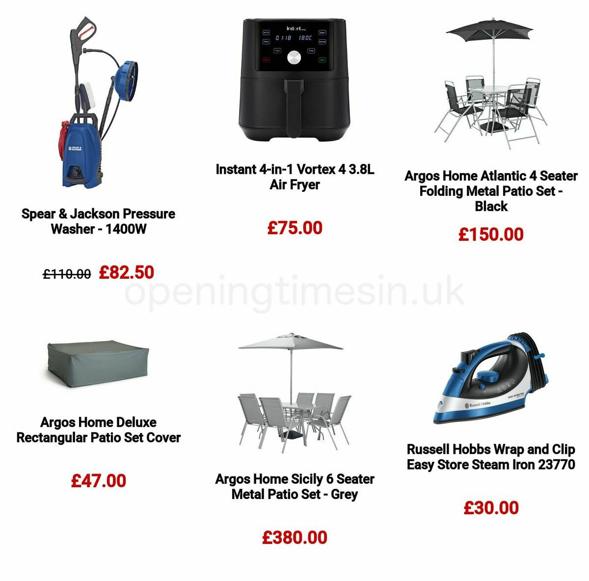 Argos Offers from 26 April