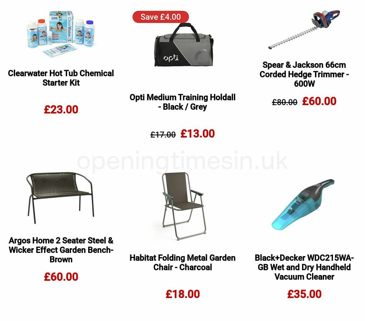 Argos Offers from 26 April