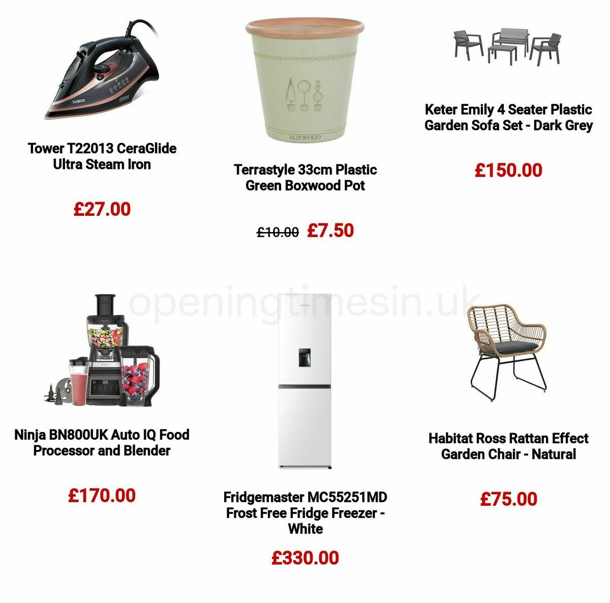 Argos Offers from 26 April