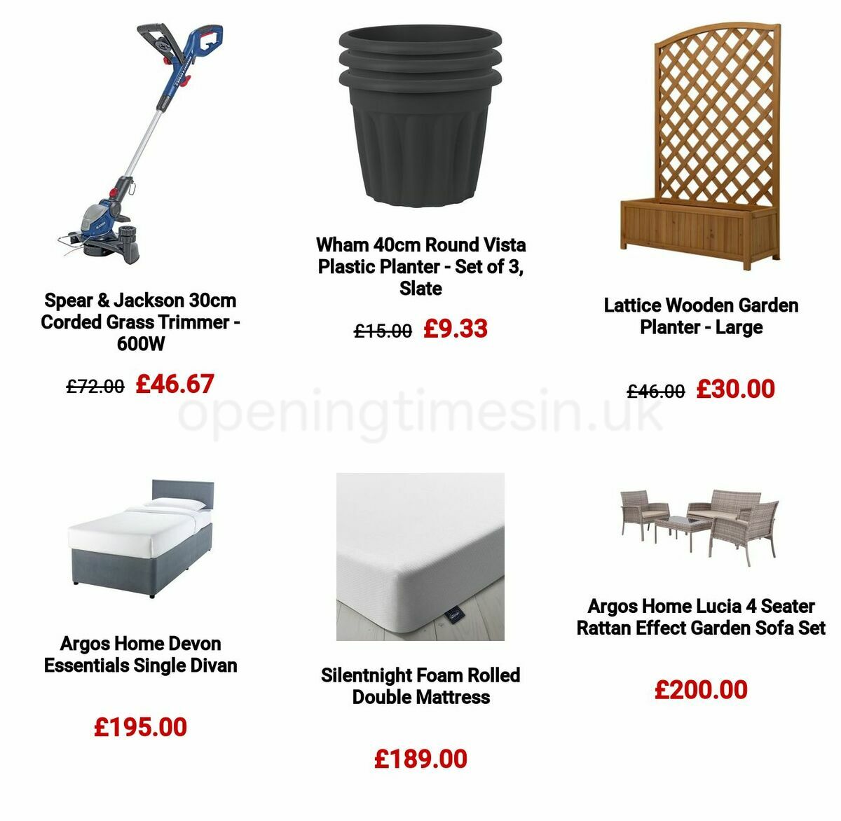 Argos Offers from 26 April