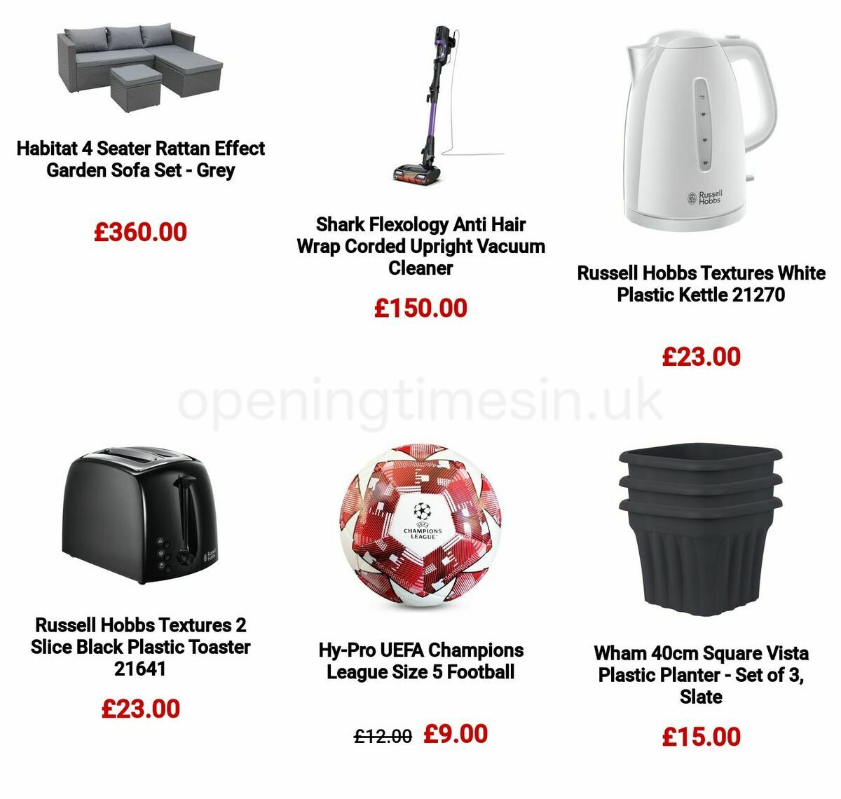 Argos Offers from 26 April