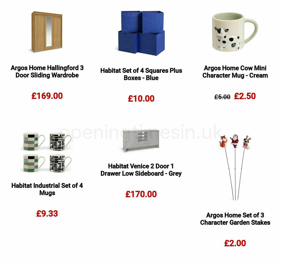 Argos Offers from 28 April