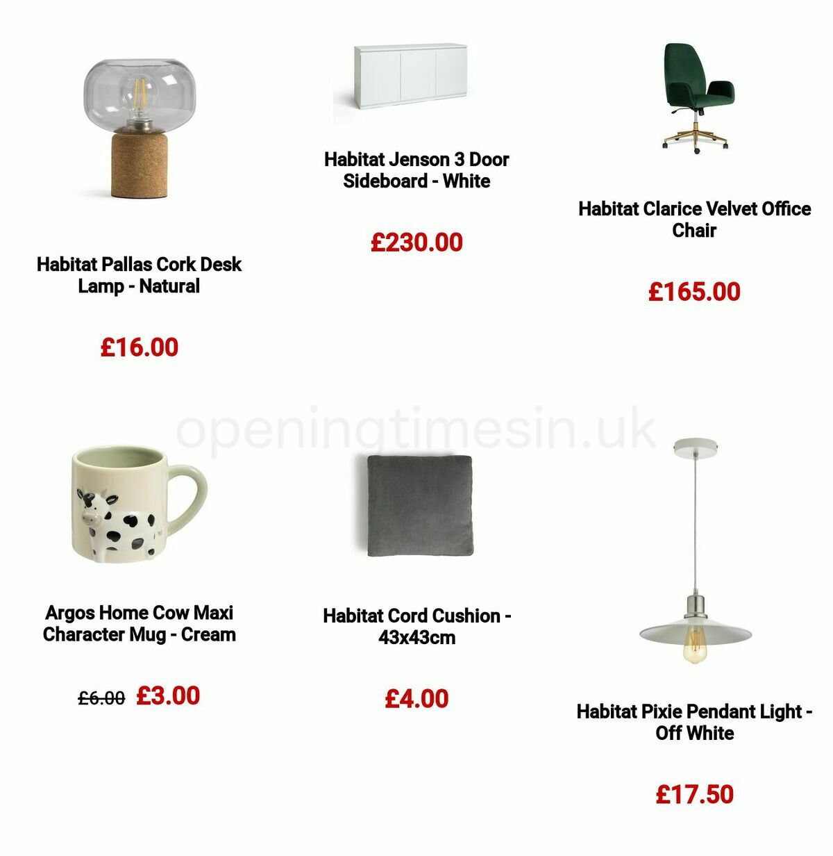 Argos Offers from 28 April