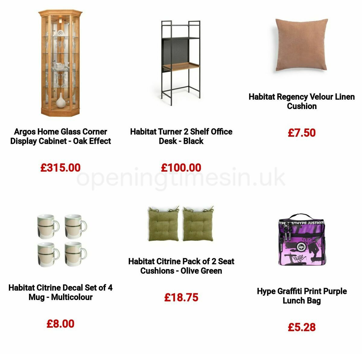 Argos Offers from 28 April