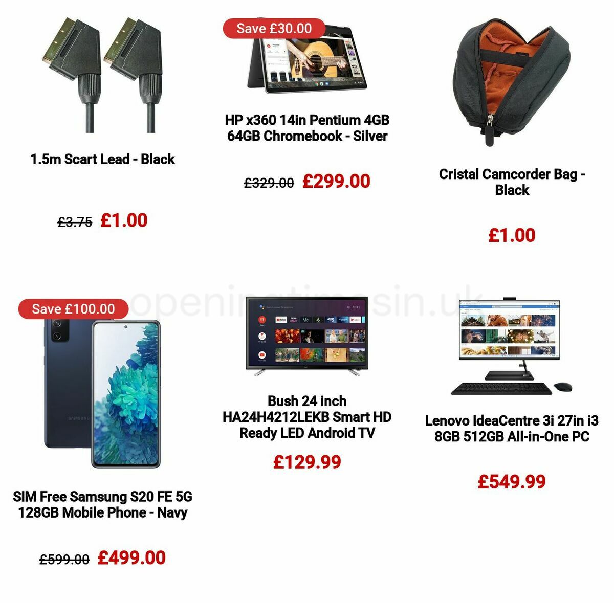 Argos Offers from 28 April