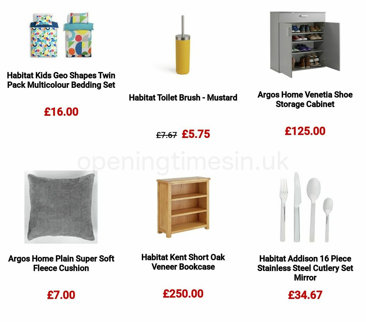 Argos Offers from 28 April
