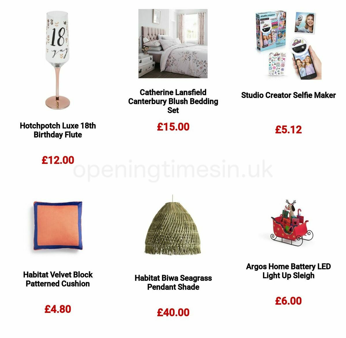 Argos Offers from 28 April