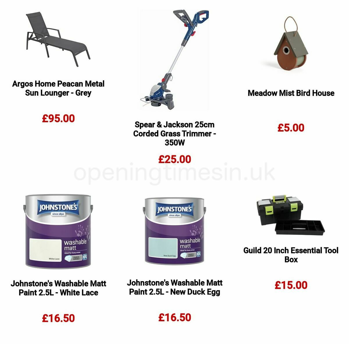 Argos Offers from 28 April