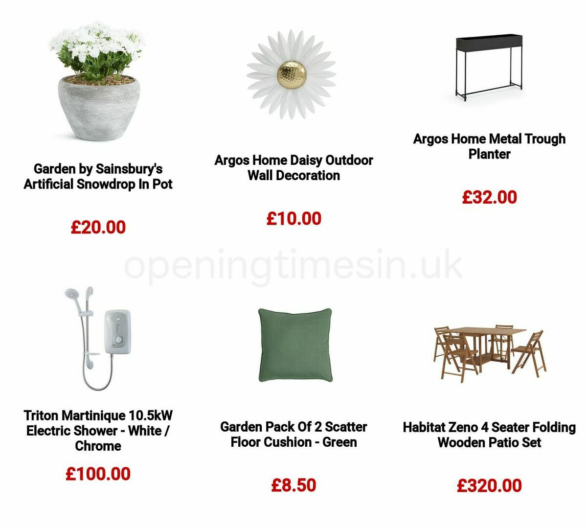 Argos Offers from 28 April