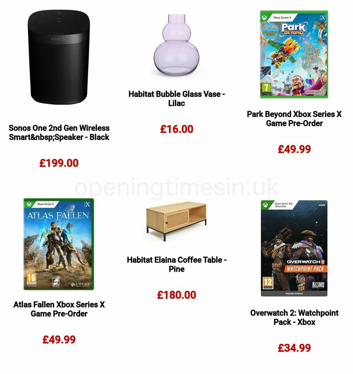 Argos Offers from 15 May