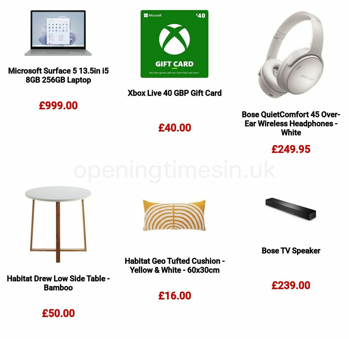 Argos Offers from 15 May