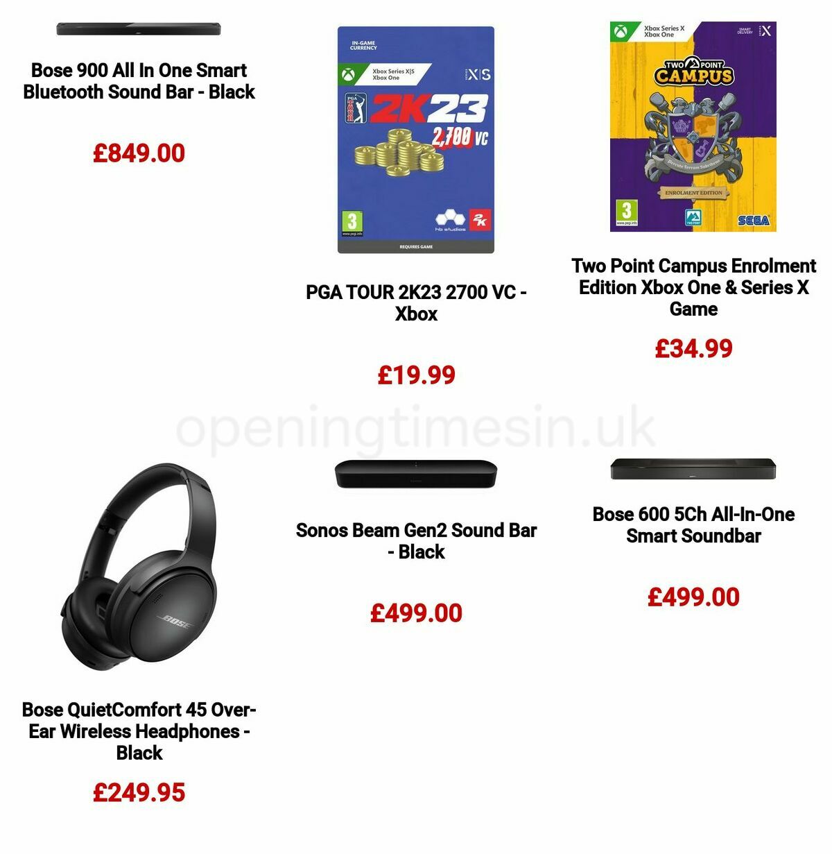 Argos Offers from 15 May