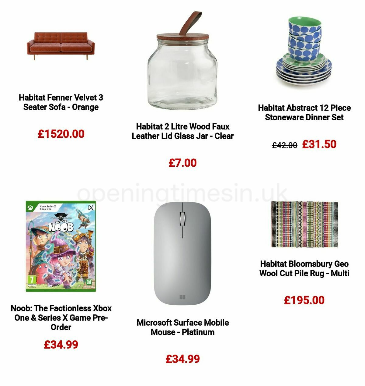 Argos Offers from 15 May