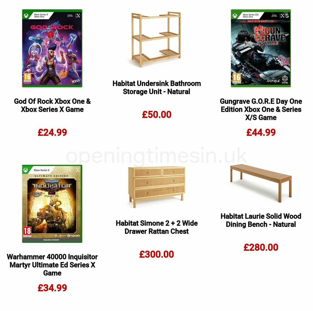 Argos Offers from 15 May