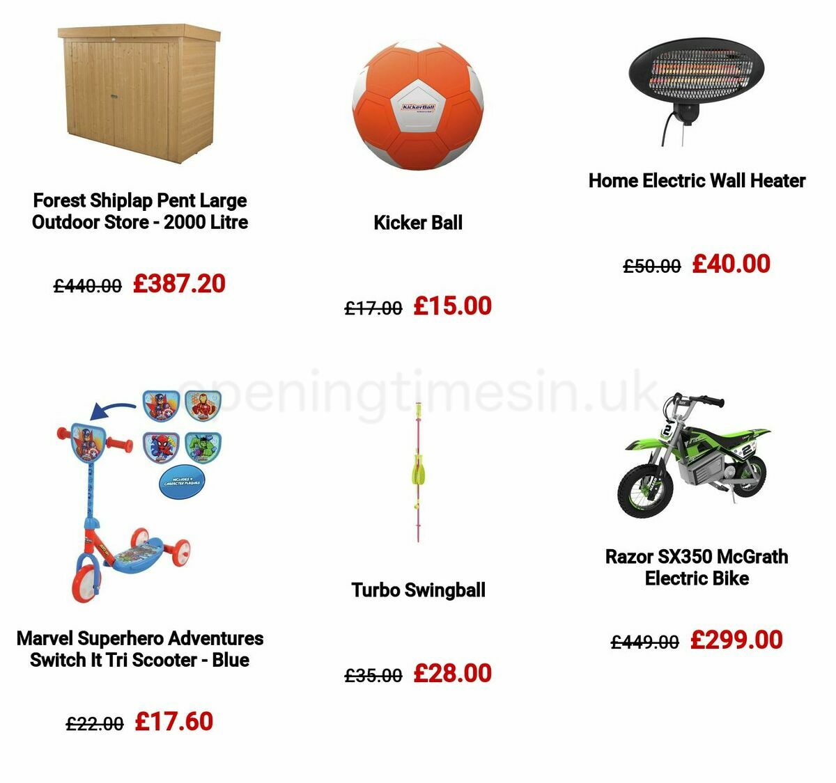 Argos Offers from 22 May