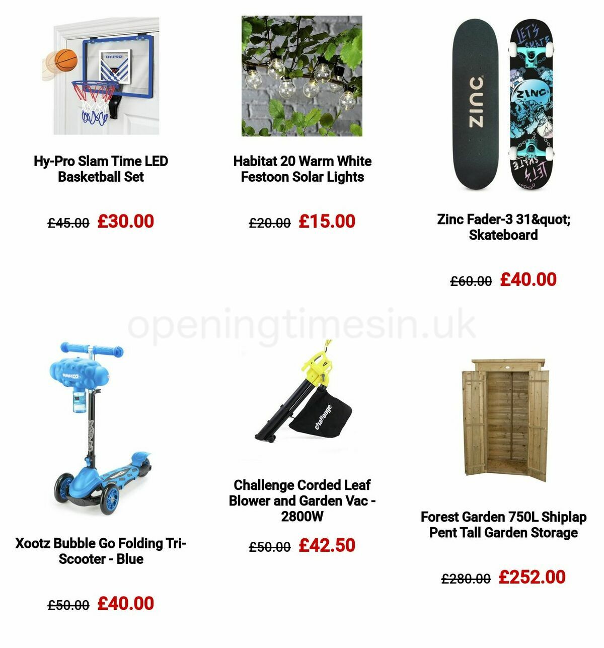 Argos Offers from 22 May