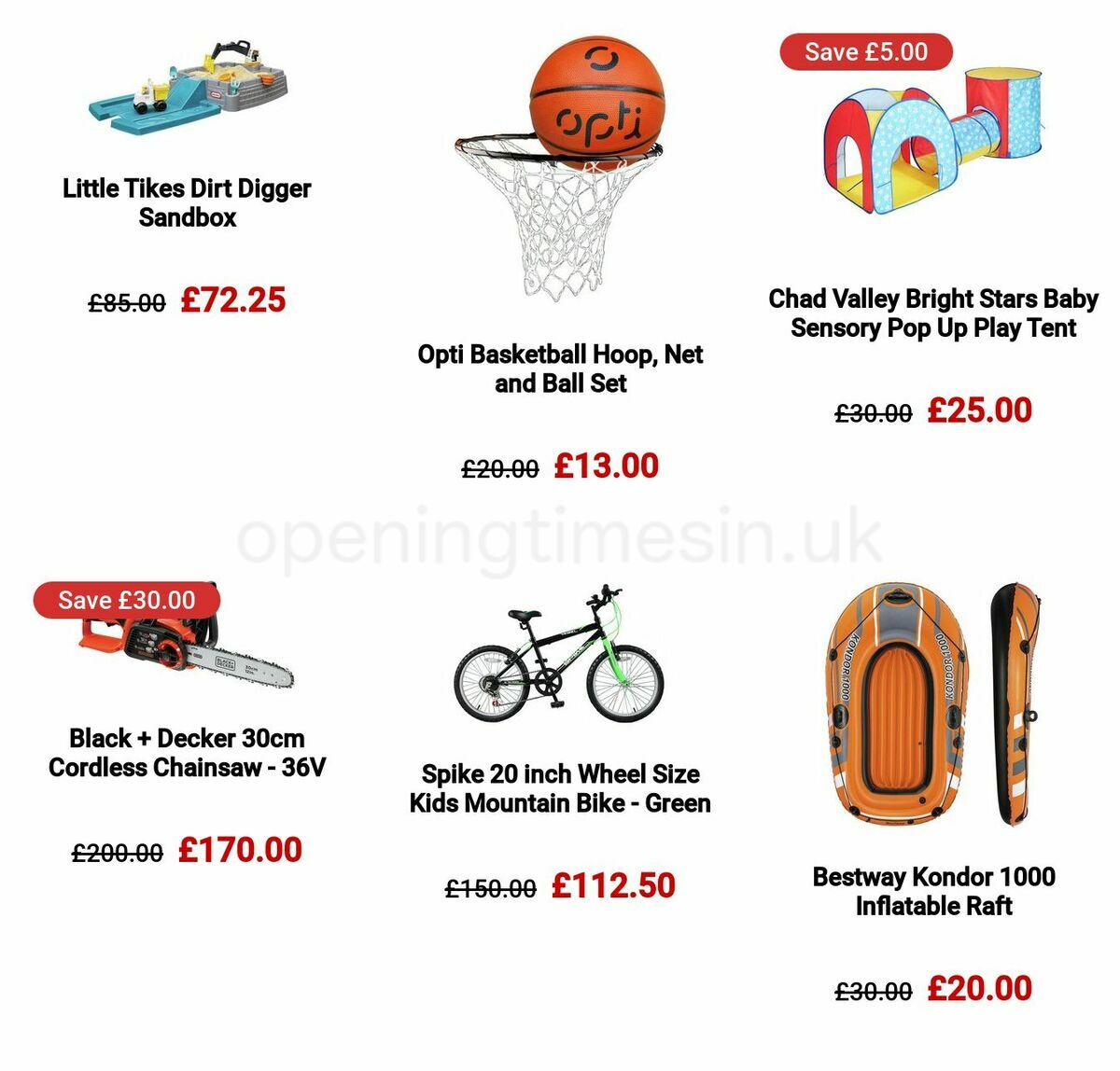 Argos Offers from 22 May