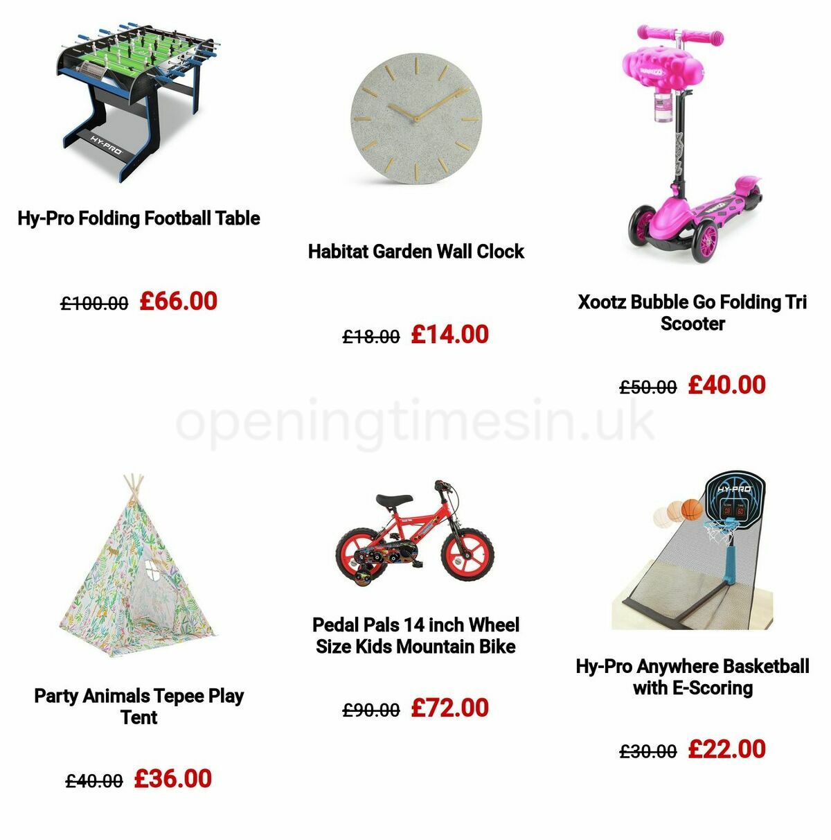 Argos Offers from 22 May