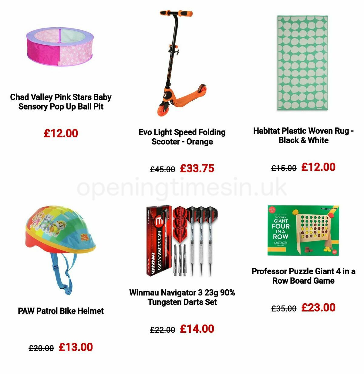 Argos Offers from 22 May