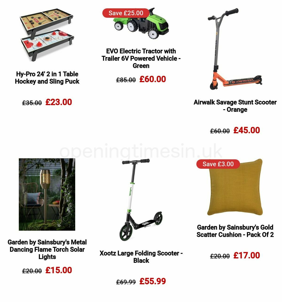 Argos Offers from 22 May