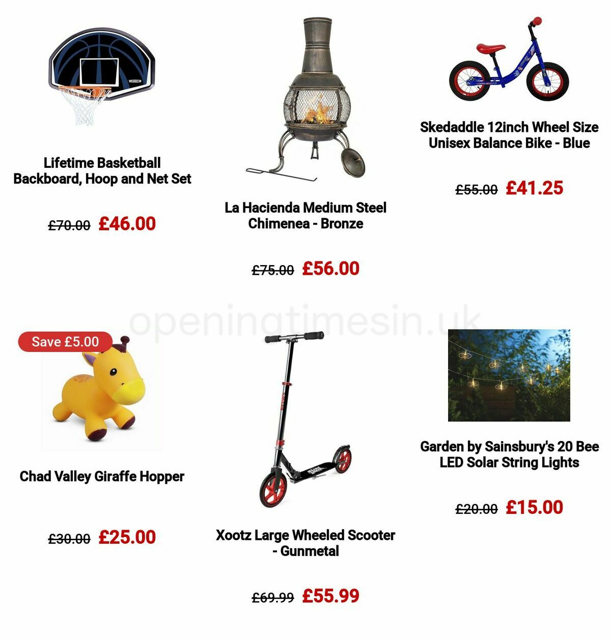 Argos Offers from 22 May